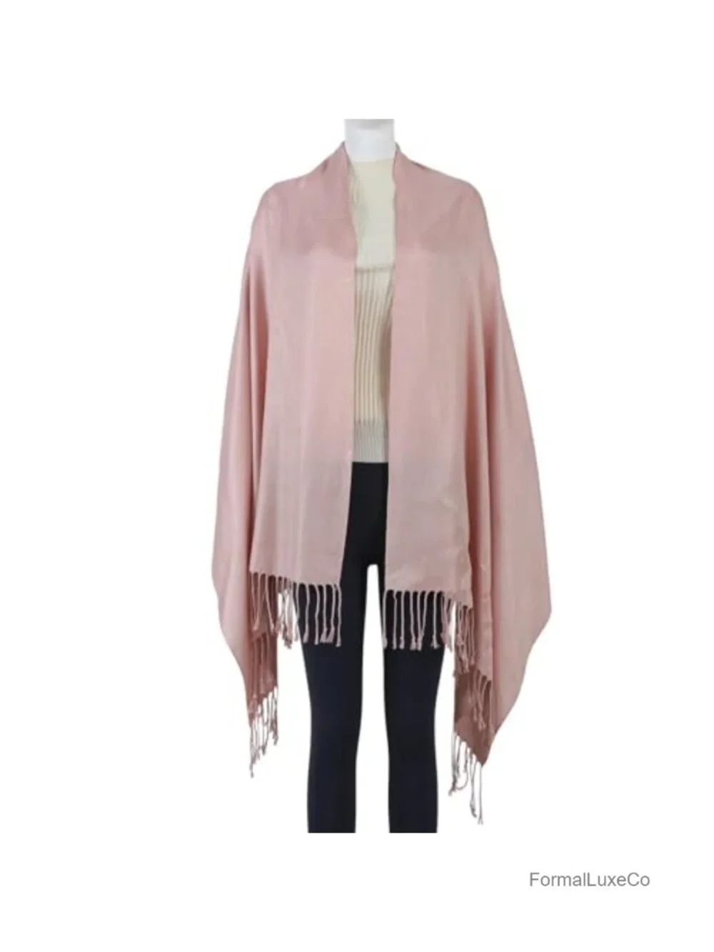 Pashmina Feel Shawl Wrap for Women Evening Dresses Wedding Cover Up Formal Soft
